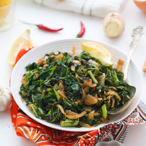 Ye'abesha Gomen (Ethiopian Collard Greens)