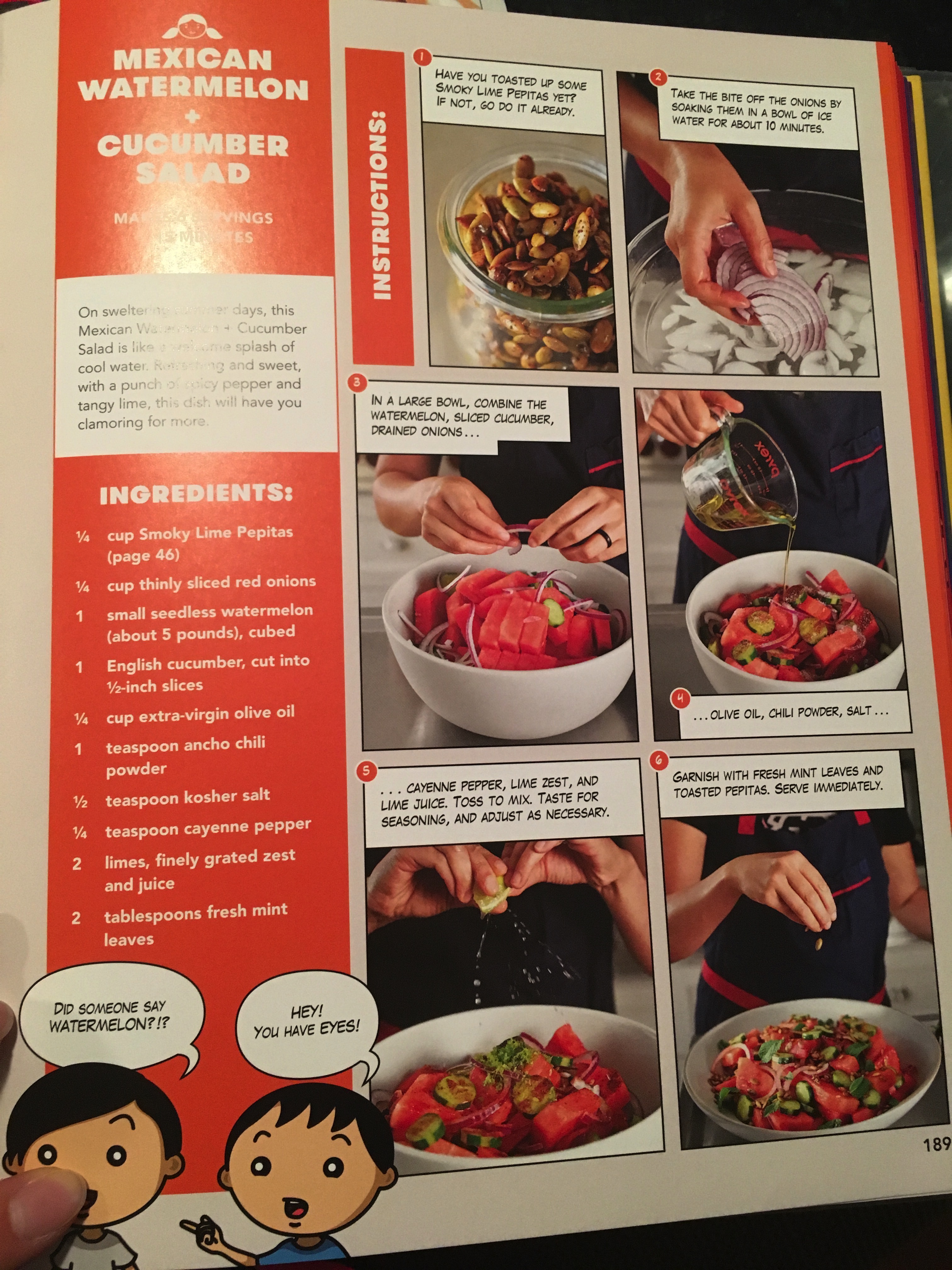 Mexican Watermelon & Cucumber Salad